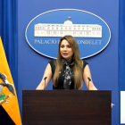 Carolina Jaramillo, portavoz del Gobierno de Daniel Noboa, habló sobre el desabastecimiento del agua en Quito.