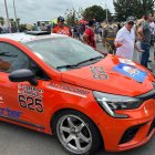 El bólido Clio # 625 de Roberto Gilbert, pilotado por Carmona.