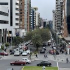Imagen del centro de Quito, Av. República de El Salvador.