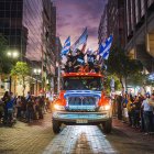 El bulevar 9 de Octubre será uno de los espacios que recorrerá el desfile del Cuerpo de Bomberos de Guayaquil.