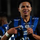 Patrik Mercado jugador de Independiente del Valle que se mandó un doblete ante Vasco Da Gama.