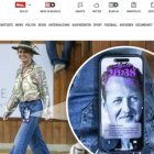 Corinna Schumacher, esposa de Michael, dejó ver en el protector de pantalla de su celular una foto de su esposo.