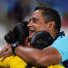 íctor Idrobo entrenador de la selección femenina de Ecuador sub 17.