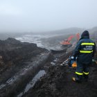El terreno en el Antisana está prácticamente listo para recibir la nueva tubería de más de 300 metros.