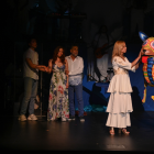 Invitados especiales y prensa asistieron al teaser de Cumbia Divina en el Teatro Sánchez Aguilar