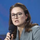 La hasta ahora ministra de Economía y nueva primera ministra de Ucrania, Yulia Sviridenko.