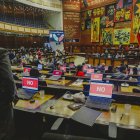 Una mayoría en la Asamblea votó en contra de ratificar la ley para que las asignaciones a los GAD sean directas.