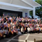 Vista de los participantes de la vigesimotercera edición del día de la amistad hispanofilipina celebrada este martes 8 de julio de 2025 en Baler.