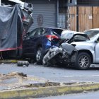 Producto del siniestro también hubo otros vehículos afectados.