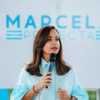 La prefecta Marcela Aguiñaga se pronunció con pesar tras el asesinato del profesor de fútbol ocurrido en Playas.