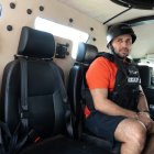 El narcotraficante José Adolfo "Fito" Macías, es trasladado desde la cárcel la Roca hasta la Base Aérea Simón Bolivar este domingo, en Guayaquil (Ecuador).