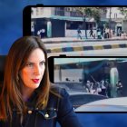 Los estudiantes de distintas instituciones educativas se encontraban encapuchados y portaban palos