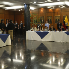 Daniel Salcedo compareció ante la Mesa de Fiscalización de la Asamblea, el 17 de julio del 2025.