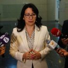 La vocal del Consejo de la Judicatura Solanda Goyes enfrenta un proceso de juicio político impulsado por el oficialismo enla Asamblea.