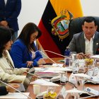 El presidente de la Comisión de Fiscalización Ferdinan Álvarez dió paso para escuchar en la mesa al sentenciado por delincuencia organizada Daniel Salcedo.