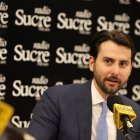 El presidente de la Asamblea Nacional, Niels Olsen, estuvo en Guayaquil para la sesión solemnde del Legislativo con motivo de las fiestas julianas.