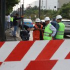 Las actividades de construcción de los pasos a desnivel en Los Ceibos fueron paralizadas el 10 de julio.