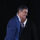 El presidente del Gobierno de España, Pedro Sánchez, participa en el Encuentro Empresarial Paraguay-España, en Asunción (Paraguay).