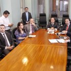 Una reunión que hubo en el 2014 de la Junta Monetaria.