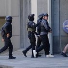 Noé Salcedo, hermano de Daniel, también acudió a la Fiscalía para dar su versión.