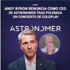 La ‘Kiss Cam’ enfocó a una acaramelada pareja en un concierto.