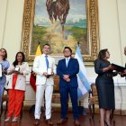 El presidente, Daniel Noboa en la Gobernación del Guayas.