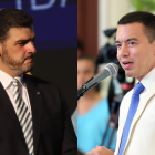 El alcalde Aquiles Álvarez y el presidente Daniel Noboa tuvieron ceremonias por separado por las fiestas de Guayaquil.