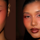 El azul, morado y borgoña son algunos de los colores en tendencia en las máscaras de pestañas.