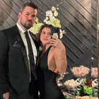 Elba Escobar con su novio, Max