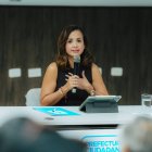 La noche del pasado 29 de julio, la prefecta Marcela Aguiñaga se refirió al proceso que atraviesa el paso a desnivel en la avenida del Bombero, en Los Ceibos.