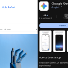 La nueva versión de Gemini ofrece accesos rápidos para escribir, crear código e investigar con inteligencia artificial
