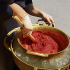 El helado de paila ecuatoriano es un postre tradicional de la región andina.