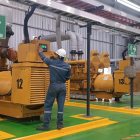 Instalaciones de la nueva central termoeléctrica El Descanso, en Cañar.