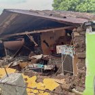 Una casa derrumbada después de una serie de terremotos en Comapa, Guatemala, el 29 de julio de 2025.