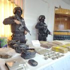 Las evidencias fueron mostradas durante la rueda de prensa que se realizo en el comando de Policía.