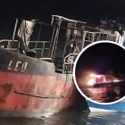 Sujetos armados dispararon y lanzaron un artefacto explosivo contra dos embarcaciones.