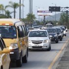 La autopista Narcisa de Jesús estará momentáneamente cerrada.