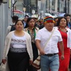 El nuevo presidente de la Conaie, Marlon Vargas, estará al frente hasta 2028.