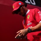 Hamilton llegó a Ferrari recién en esta temporada en la que es actualmente sexto sin ningún podio.
