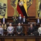 La pregunta 6 de la propuesta de Daniel Noboa permitiría que la Asamblea enjuicie políticamente a jueces de la CC.