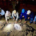 La mancha en el perfil costero de Monteverde fue examinada por técnicos.