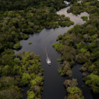 Isla Santa Rosa, ubicada en el río Amazonas, epicentro de la reciente disputa territorial entre Colombia y Perú.