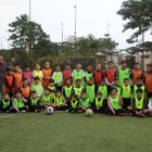 La escuela Caribe mantiene viva la pasión del fútbol donde era el Ramón Unamuno.