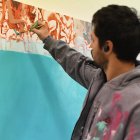 Jorge Morocho es un artista ecuatoriano radicado en Suiza. Su obra se centra en la pintura.