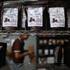 Una mujer trabaja en la clasificación de granos en una plantación de café este miércoles, en una zona rural en Brasilia (Brasil). La patronal del sector cafetero de Brasil afirmó que China de momento no supone una solución inmediata para la previsible caída de ventas a su principal mercado luego de la entrada en vigor de los aranceles del 50 % impuestos por Estados Unidos a varios productos brasileños. EFE/ Andre Borges