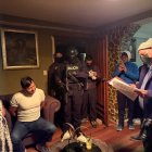 Una de las viviendas allanadas fue la del alcalde del cantón Pujilí.