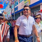 El alcalde de Pujilí, José Arroyo Cabrera, en un evento del cantón.