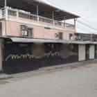 Escena del crimen en Santa Lucía, donde seis personas fueron asesinadas la madrugada del domingo.