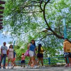 Espacios. Las familias realizan diversas actividades en el parque Forestal (sur de Guayaquil) los fines de semana, en los que se evidencia un mayor dinamismo.