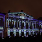 Espacios patrimoniales como el Teatro Sucre, San Francisco y Santo Domingo se iluminaron en el festival del mapping.